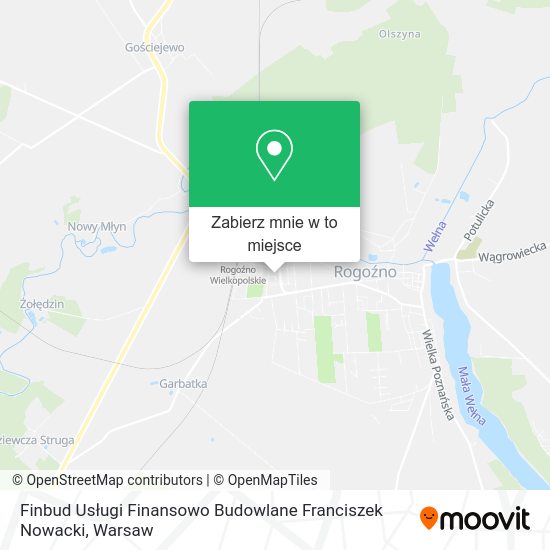 Mapa Finbud Usługi Finansowo Budowlane Franciszek Nowacki