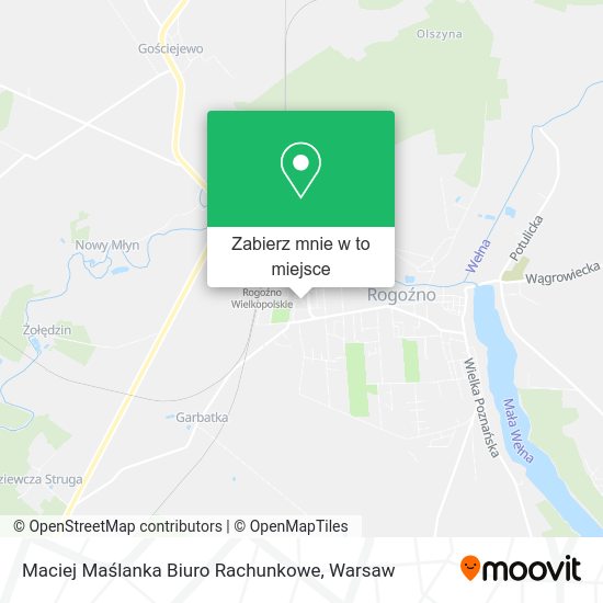 Mapa Maciej Maślanka Biuro Rachunkowe