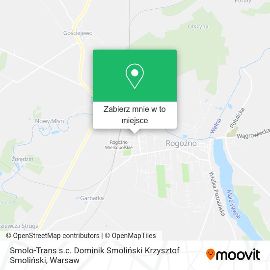 Mapa Smolo-Trans s.c. Dominik Smoliński Krzysztof Smoliński