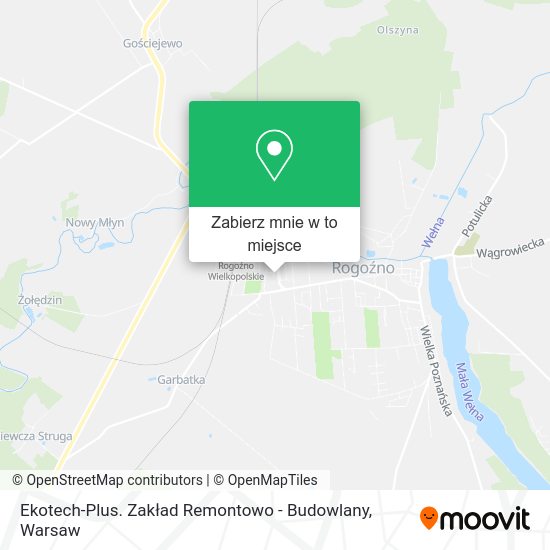 Mapa Ekotech-Plus. Zakład Remontowo - Budowlany