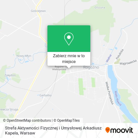 Mapa Strefa Aktywności Fizycznej i Umysłowej Arkadiusz Kapela