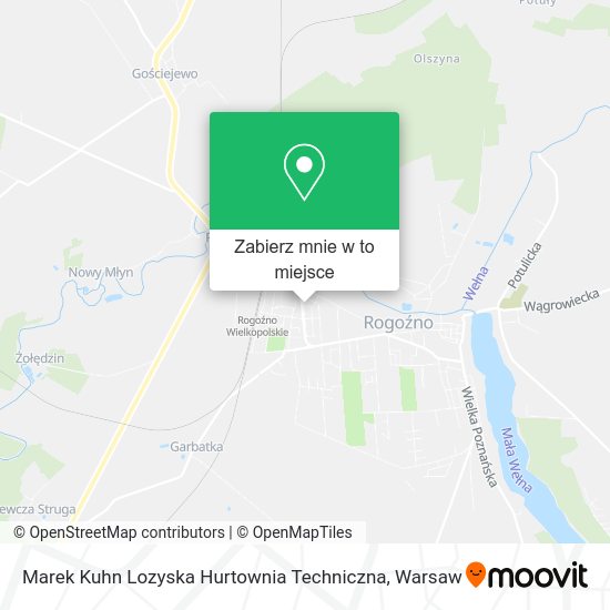 Mapa Marek Kuhn Lozyska Hurtownia Techniczna