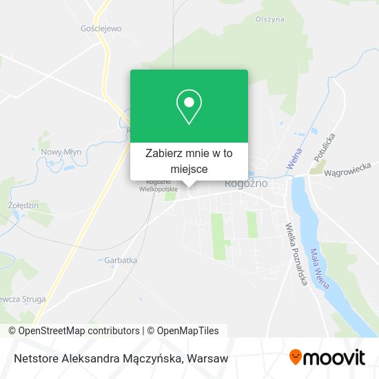 Mapa Netstore Aleksandra Mączyńska