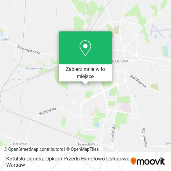 Mapa Katulski Dariusz Opkom Przeds Handlowo Usługowe