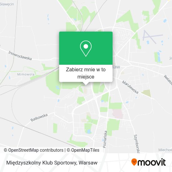 Mapa Międzyszkolny Klub Sportowy