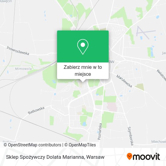 Mapa Sklep Spożywczy Dolata Marianna