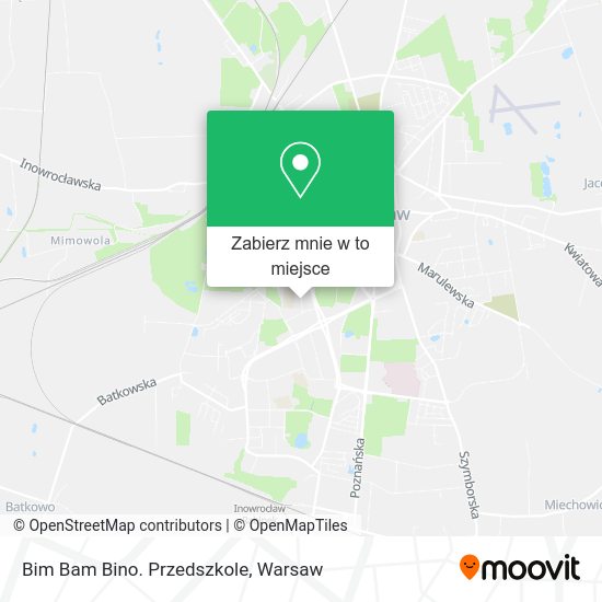 Mapa Bim Bam Bino. Przedszkole