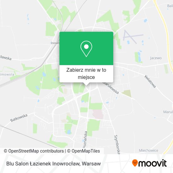 Mapa Blu Salon Łazienek Inowrocław