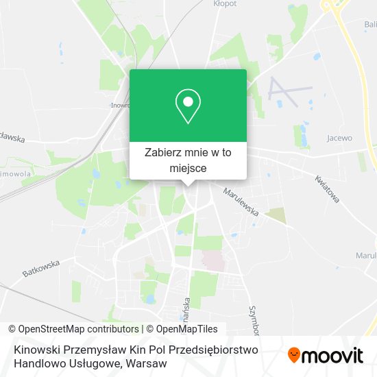 Mapa Kinowski Przemysław Kin Pol Przedsiębiorstwo Handlowo Usługowe