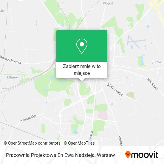 Mapa Pracownia Projektowa En Ewa Nadzieja