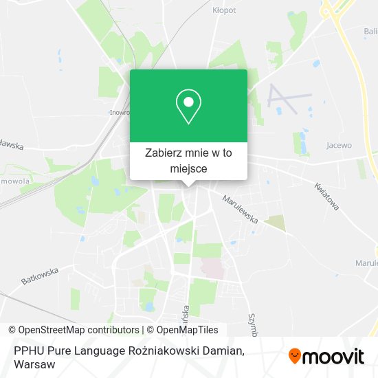 Mapa PPHU Pure Language Rożniakowski Damian