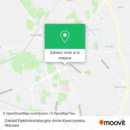 Mapa Zaklad Elektroinstalacyjny Anna Kawczynska