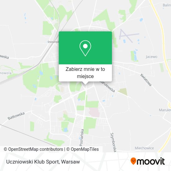 Mapa Uczniowski Klub Sport