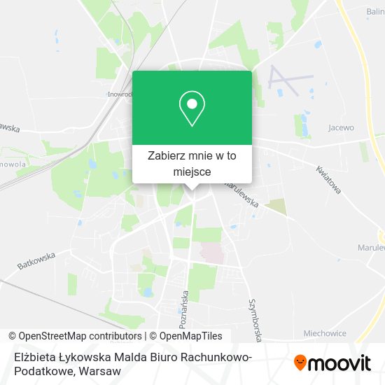 Mapa Elżbieta Łykowska Malda Biuro Rachunkowo-Podatkowe