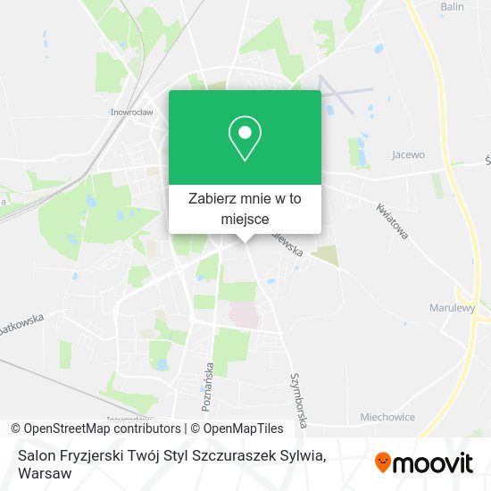 Mapa Salon Fryzjerski Twój Styl Szczuraszek Sylwia