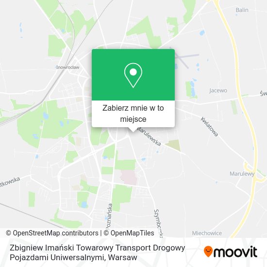 Mapa Zbigniew Imański Towarowy Transport Drogowy Pojazdami Uniwersalnymi