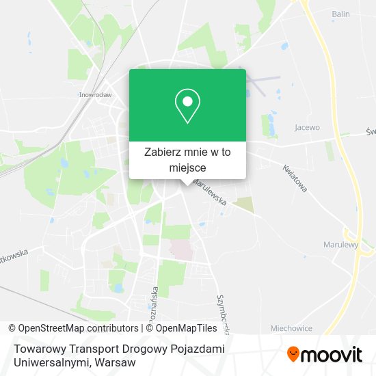 Mapa Towarowy Transport Drogowy Pojazdami Uniwersalnymi