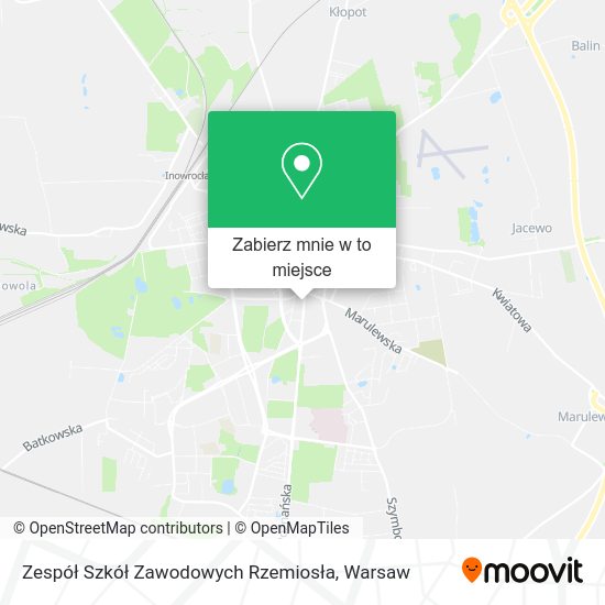 Mapa Zespół Szkół Zawodowych Rzemiosła