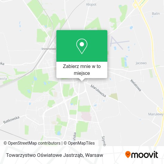 Mapa Towarzystwo Oświatowe Jastrząb