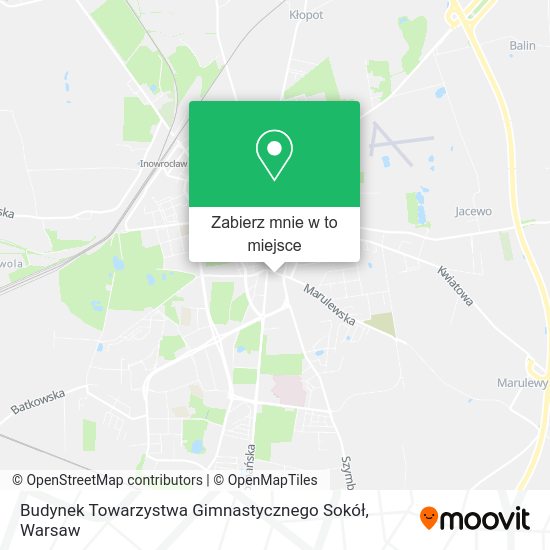 Mapa Budynek Towarzystwa Gimnastycznego Sokół