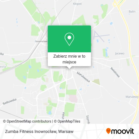 Mapa Zumba Fitness Inowrocław