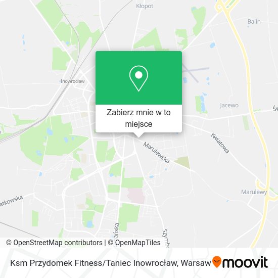 Mapa Ksm Przydomek Fitness / Taniec Inowrocław