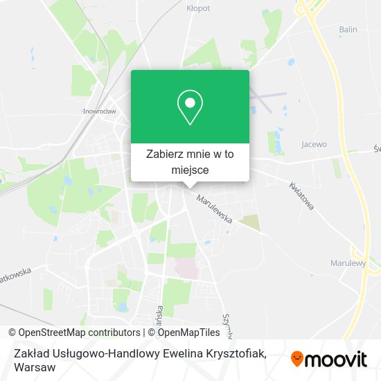 Mapa Zakład Usługowo-Handlowy Ewelina Krysztofiak