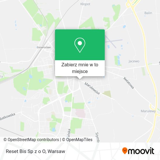 Mapa Reset Bis Sp z o O