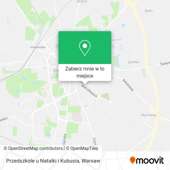 Mapa Przedszkole u Natalki i Kubusia