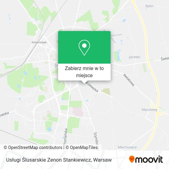 Mapa Usługi Ślusarskie Zenon Stankiewicz