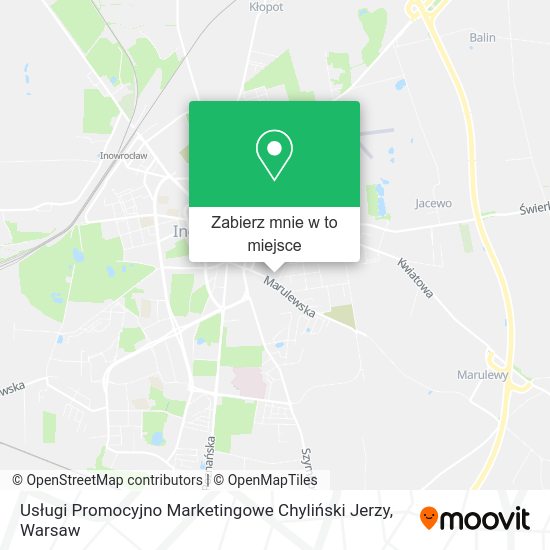 Mapa Usługi Promocyjno Marketingowe Chyliński Jerzy