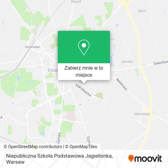 Mapa Niepubliczna Szkoła Podstawowa Jagiellonka