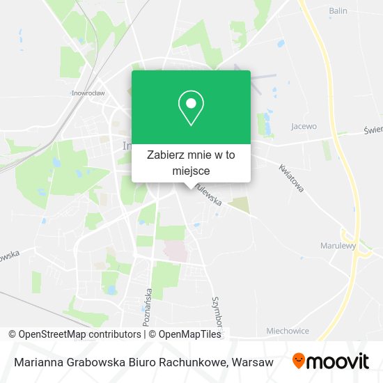 Mapa Marianna Grabowska Biuro Rachunkowe