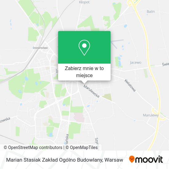 Mapa Marian Stasiak Zakład Ogólno Budowlany