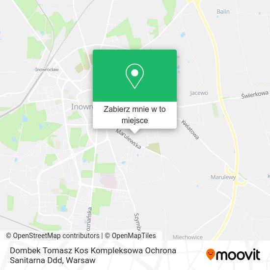 Mapa Dombek Tomasz Kos Kompleksowa Ochrona Sanitarna Ddd