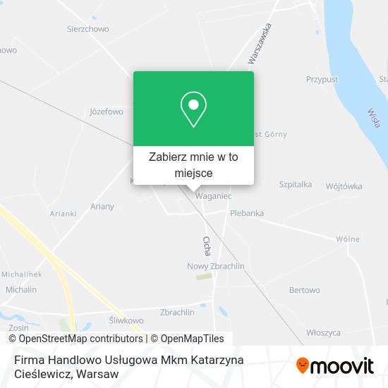 Mapa Firma Handlowo Usługowa Mkm Katarzyna Cieślewicz