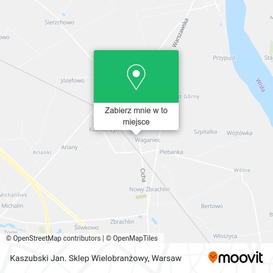 Mapa Kaszubski Jan. Sklep Wielobranżowy