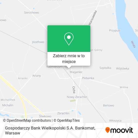 Mapa Gospodarczy Bank Wielkopolski S.A. Bankomat