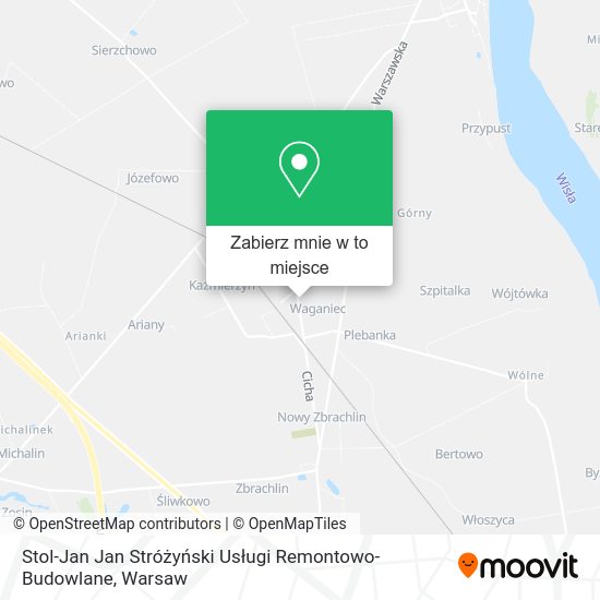 Mapa Stol-Jan Jan Stróżyński Usługi Remontowo-Budowlane