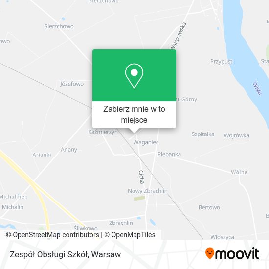 Mapa Zespół Obsługi Szkół