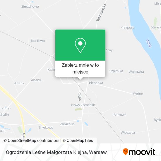 Mapa Ogrodzenia Leśne Małgorzata Klejna