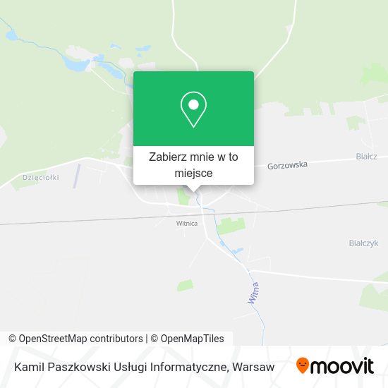 Mapa Kamil Paszkowski Usługi Informatyczne