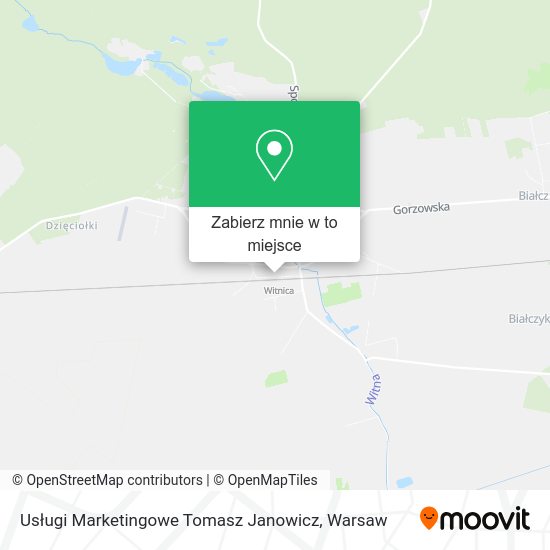 Mapa Usługi Marketingowe Tomasz Janowicz