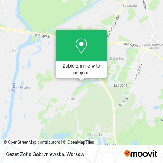 Mapa Gezet Zofia Gabryniewska