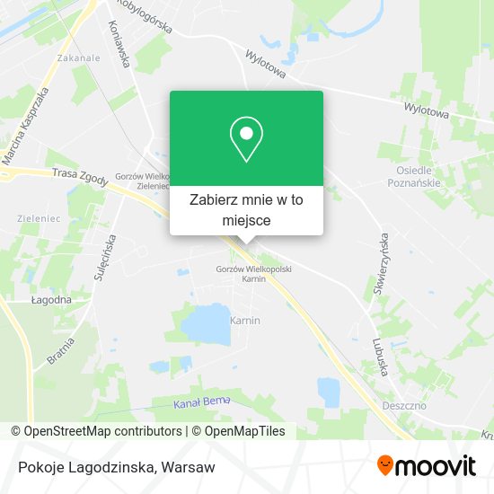 Mapa Pokoje Lagodzinska