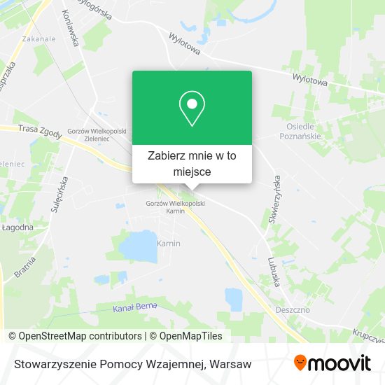 Mapa Stowarzyszenie Pomocy Wzajemnej