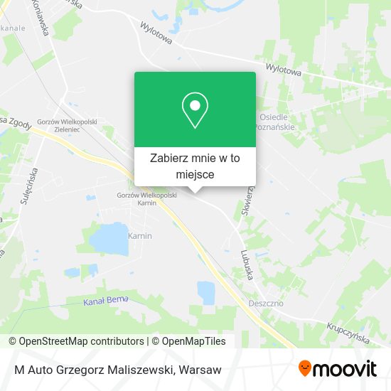 Mapa M Auto Grzegorz Maliszewski