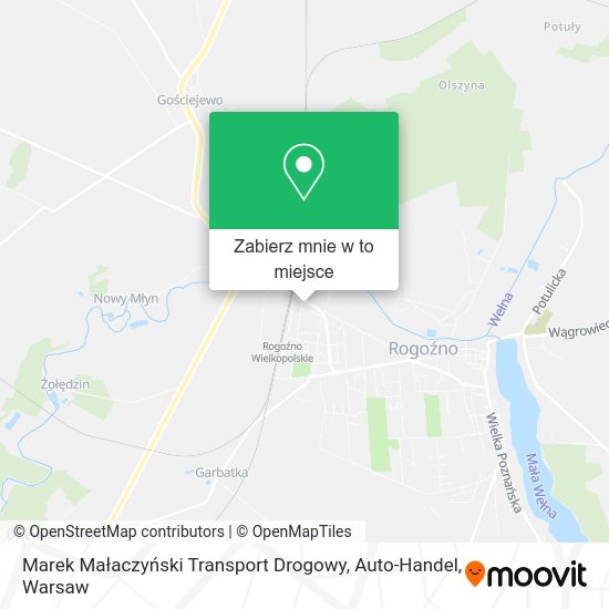 Mapa Marek Małaczyński Transport Drogowy, Auto-Handel