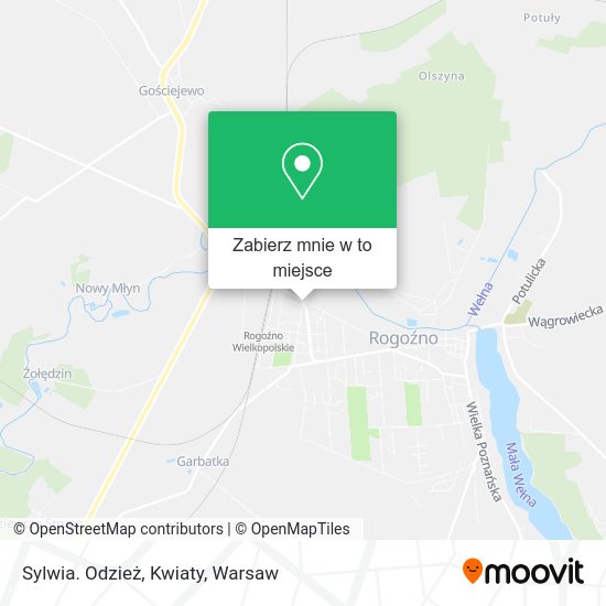 Mapa Sylwia. Odzież, Kwiaty