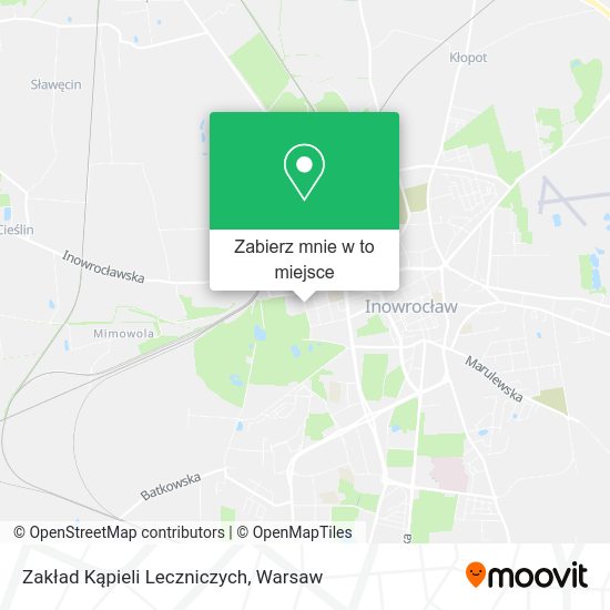 Mapa Zakład Kąpieli Leczniczych